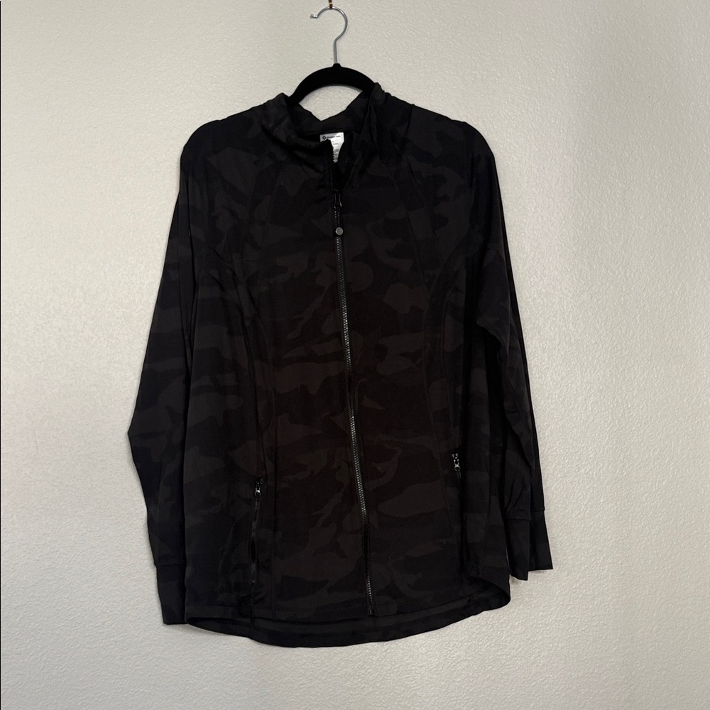 Women's Black Camouflage Utility Jacket